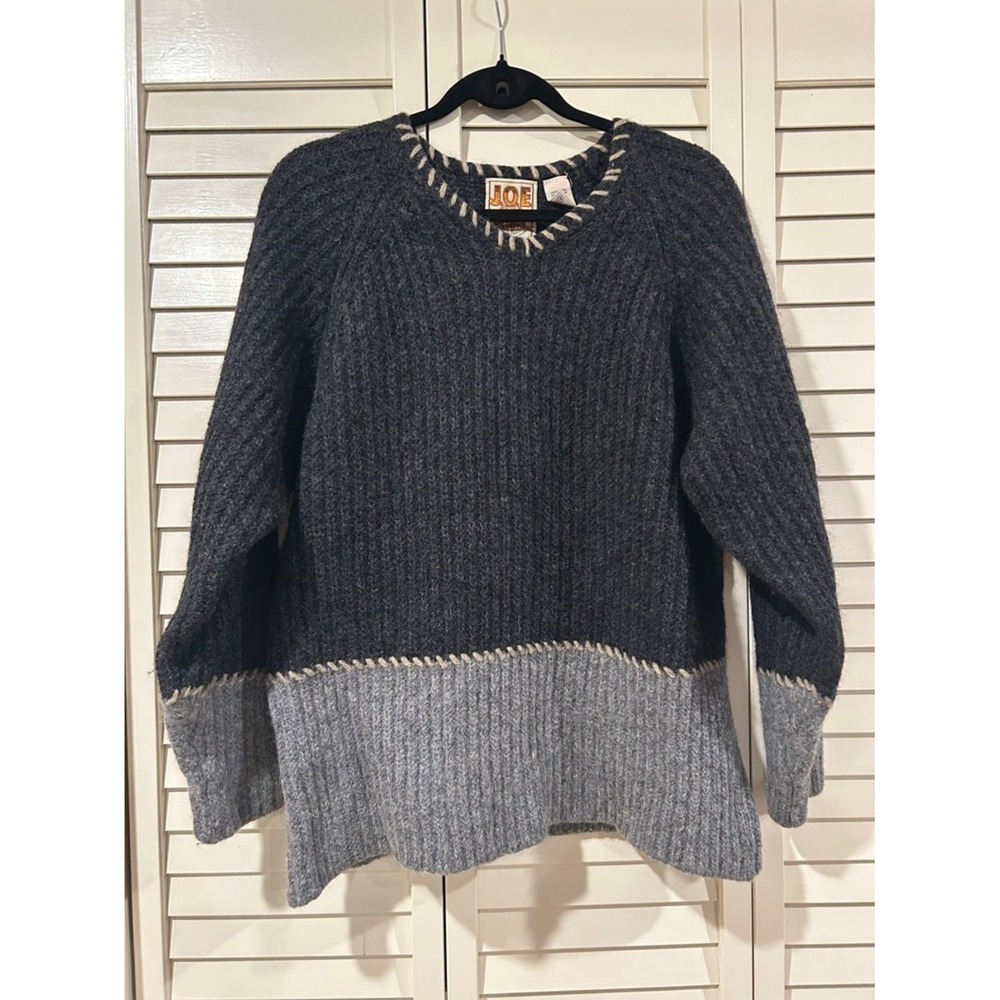 Vintage Joseph Abboud JOE Just One Earth Wool Sweater Size M